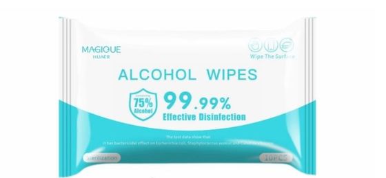 Antibacterial Wet Disinfectant Wipes 75% Alcohol Hand Cleaning Sanitizing