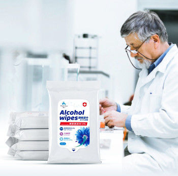 10pcs 75% Alcohol Wet Wipes Based Sterile Cleaning Hand Disinfectant