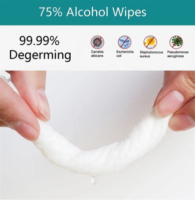 Household Adults 75% Alcohol Wet Wipes For Sterilization Cleaning