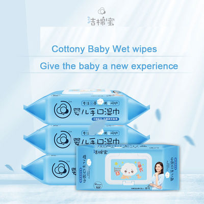 Soap Free Baby Cleaning Wipes Spunlace Material For Newborn