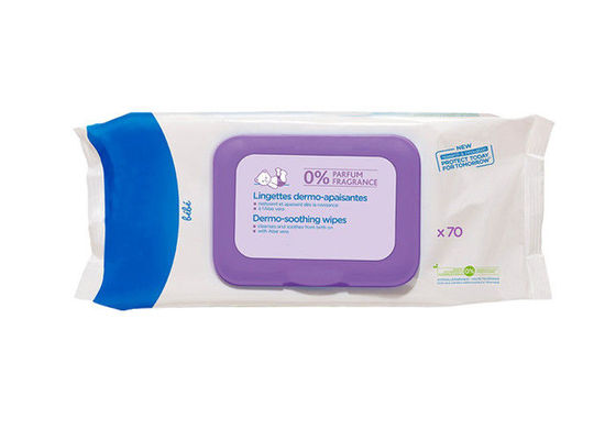 Facial Cleansing Fragrance Free Wet Wipes Without Alcohol