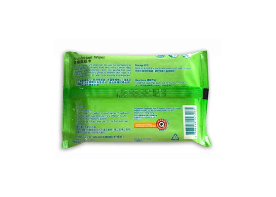 Individually Wrapped Aloe Vera Extract Disinfectant Wet Wipes