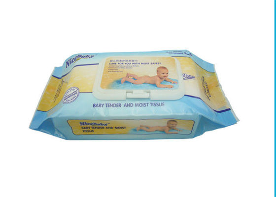 50gsm Alcohol Free Baby Wipes / Fragrance Free Wet Wipes