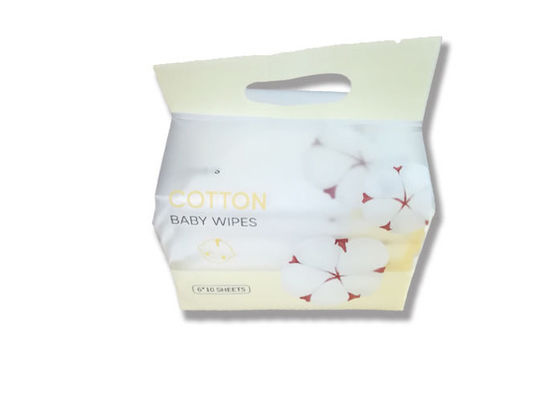 Biodegradable 100%  Natural Organic Cotton Baby Wipes