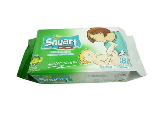 50gsm Alcohol Free Baby Wipes / Fragrance Free Wet Wipes