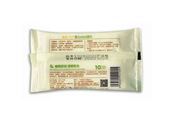 Disposable Olive Essence Portable Baby Wet Wipes Without Alcohol