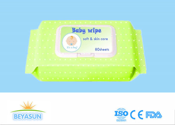 OEM Nonwoven Wet Wipes , Alcohol Free Disinfectant Wipes